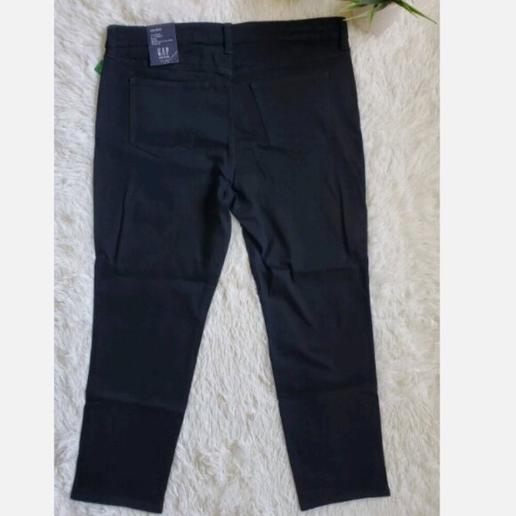 GAP 90's Mid Rise Classic Straight Black Jeans Plus Size 20/35 #447128 RT$80 - Picture 12 of 15